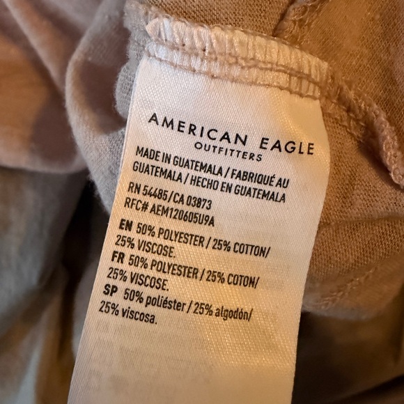 American Eagle Tie Front Tee | Soft Casual L - Picture 5 of 5